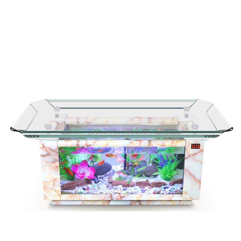 Aquarium Fish Beautiful - rectangular glass fish tank 25w power