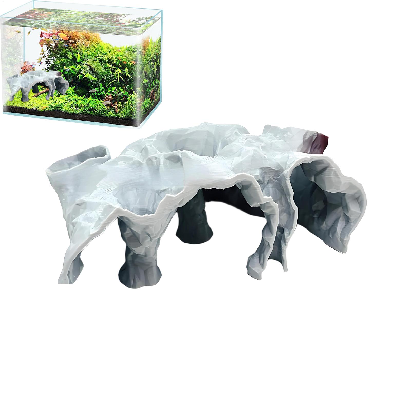 Aquarium Fish Cichlid - Fish Tank Cave Aquarium Underground Tunnel