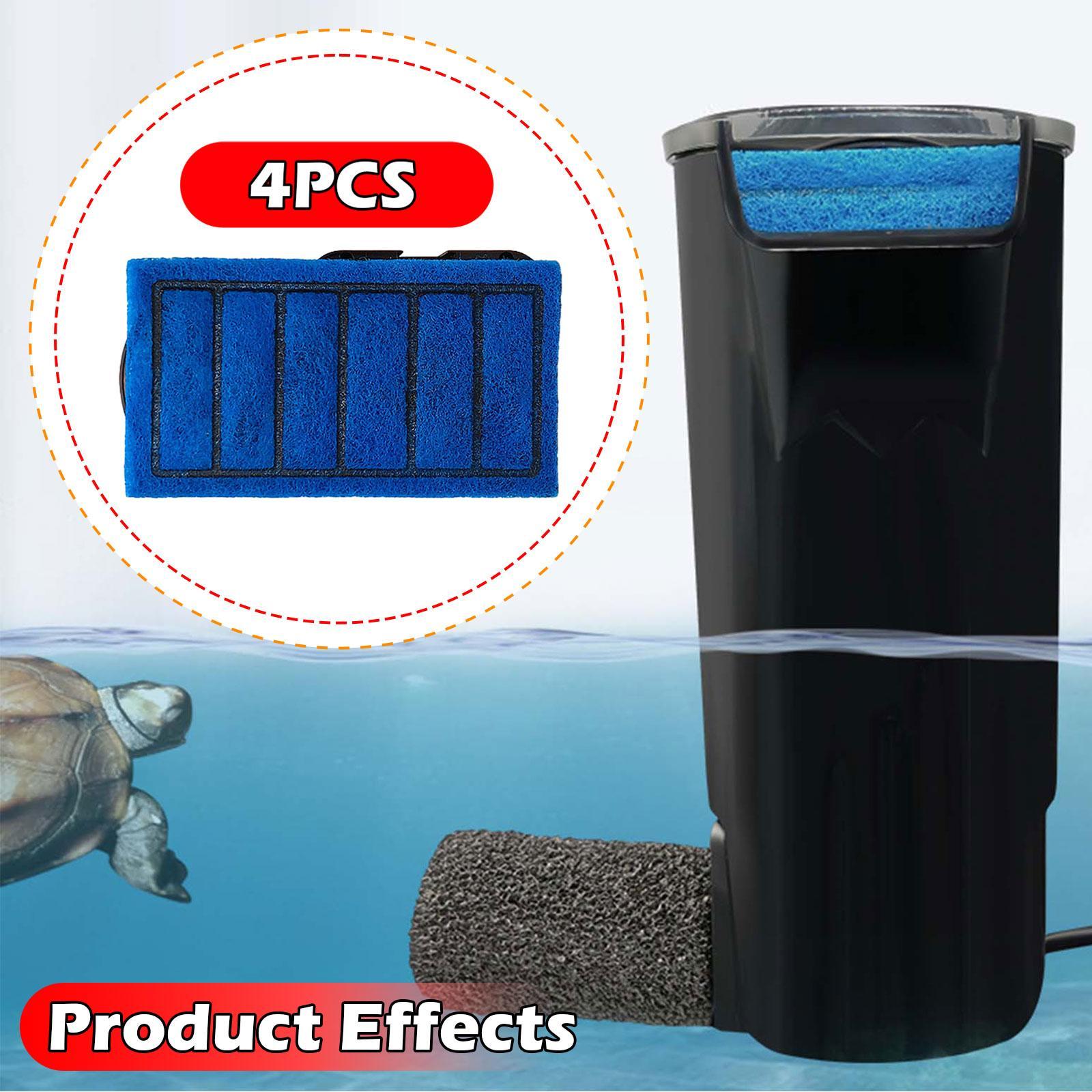 Aquarium Fish Accessories - 4 Pieces Tank Filter Cartridges Easy