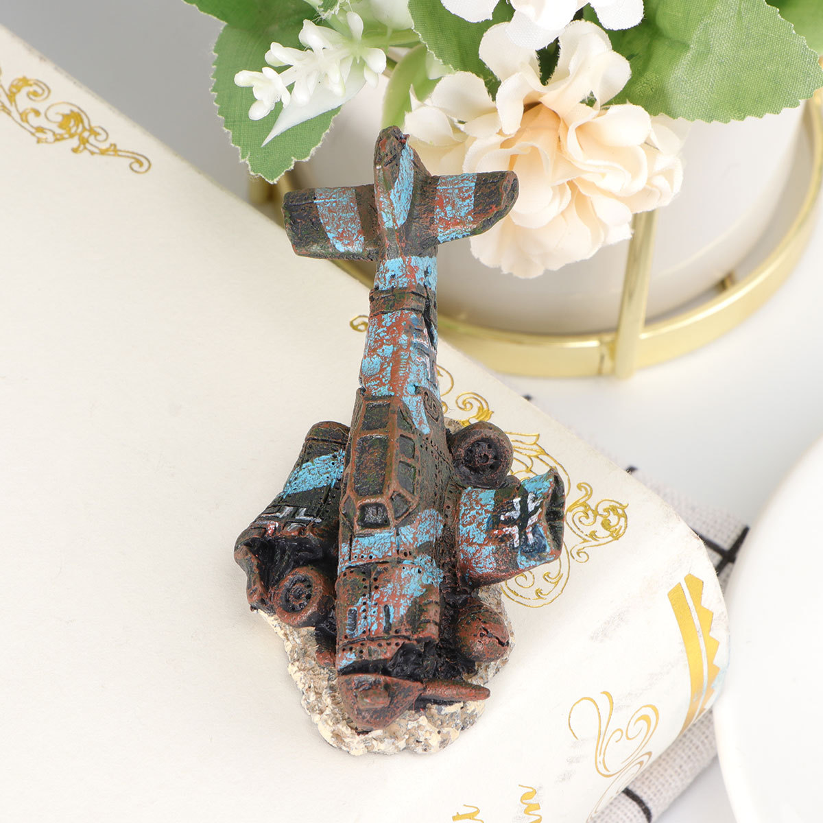 Aquarium Fish Unique - Mini Resin Craft Fish Tank Plane