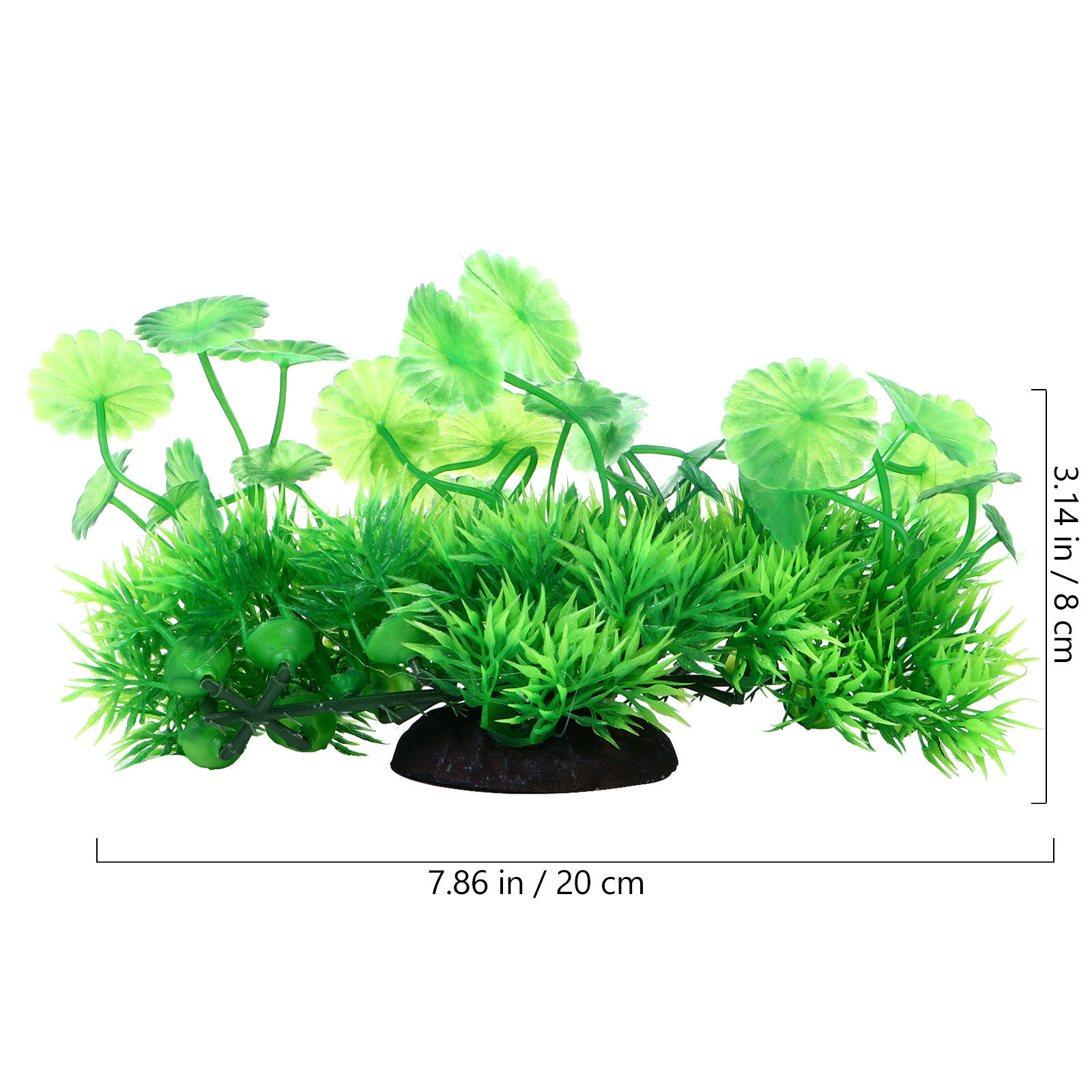 2Pcs Vivid Plastic Artificial  - đánh giá và giá Aquarium Fish Low Maintenance
