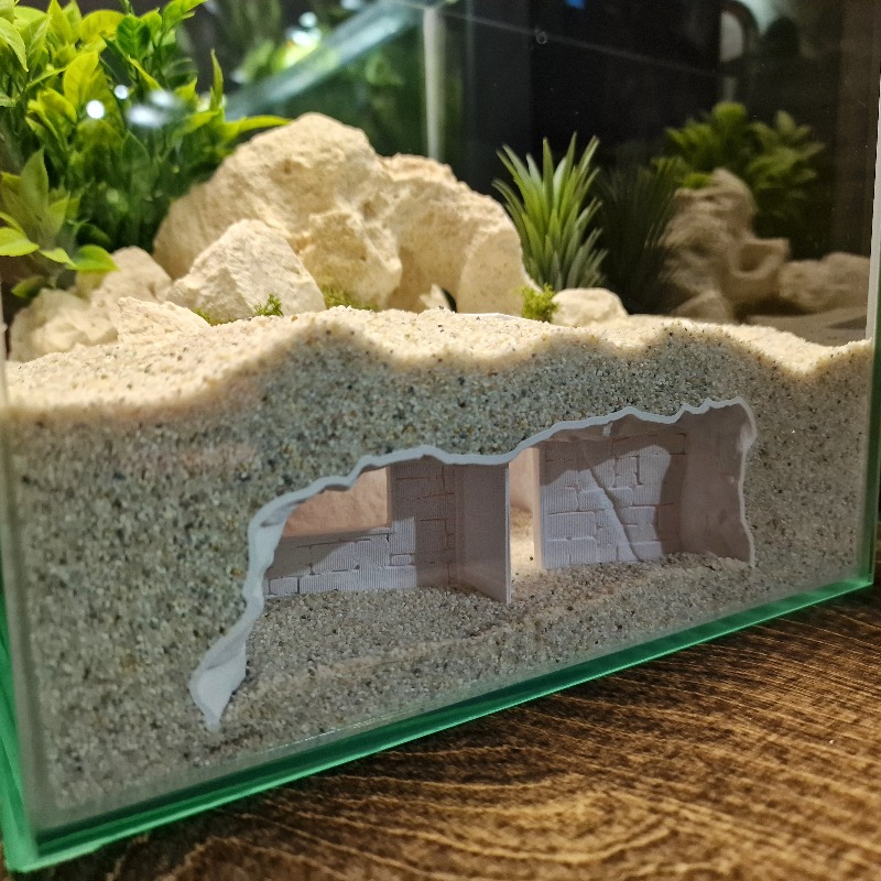 3D Printed Secret House Fish T - đánh giá và giá Aquarium Fish Cichlid