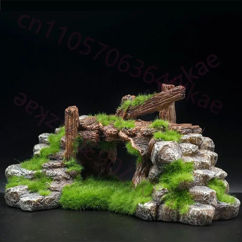 Creative Fish Tank Resin Ornam - đánh giá và giá Aquarium Fish Bridge