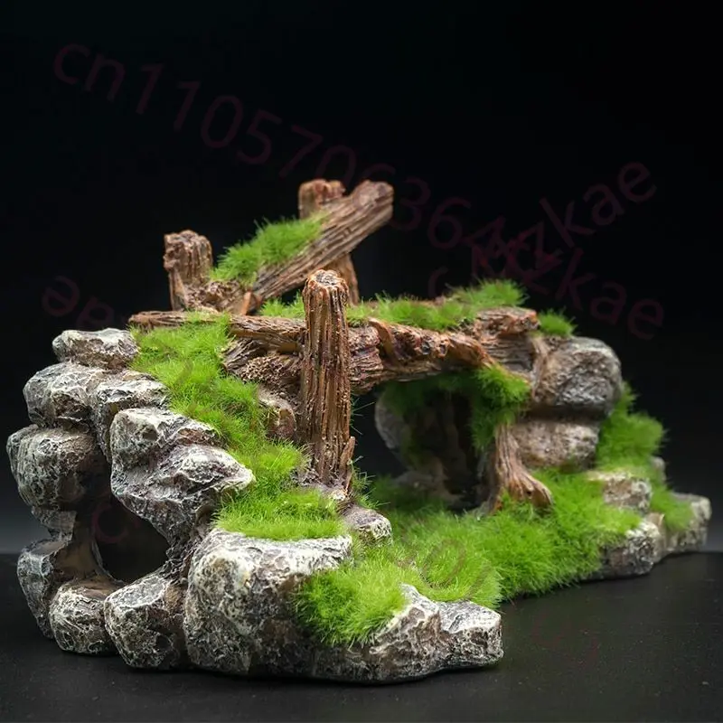Creative Fish Tank Resin Ornam - đánh giá và giá Aquarium Fish Bridge