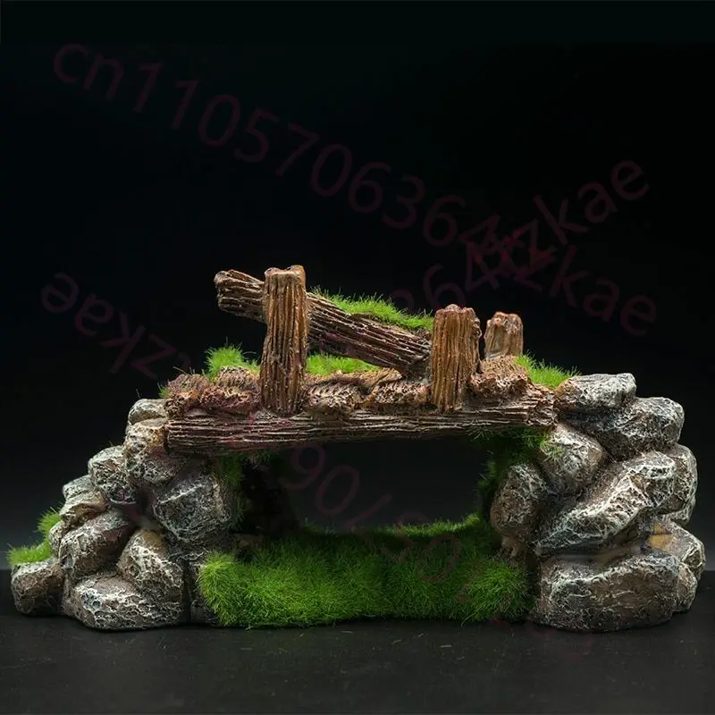 Creative Fish Tank Resin Ornam - đánh giá và giá Aquarium Fish Bridge