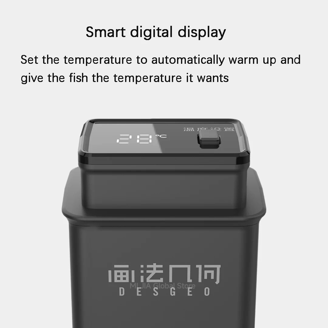 DESGEO 50W Smart Aquarium Heat - đánh giá và giá Aquarium Xiaomi