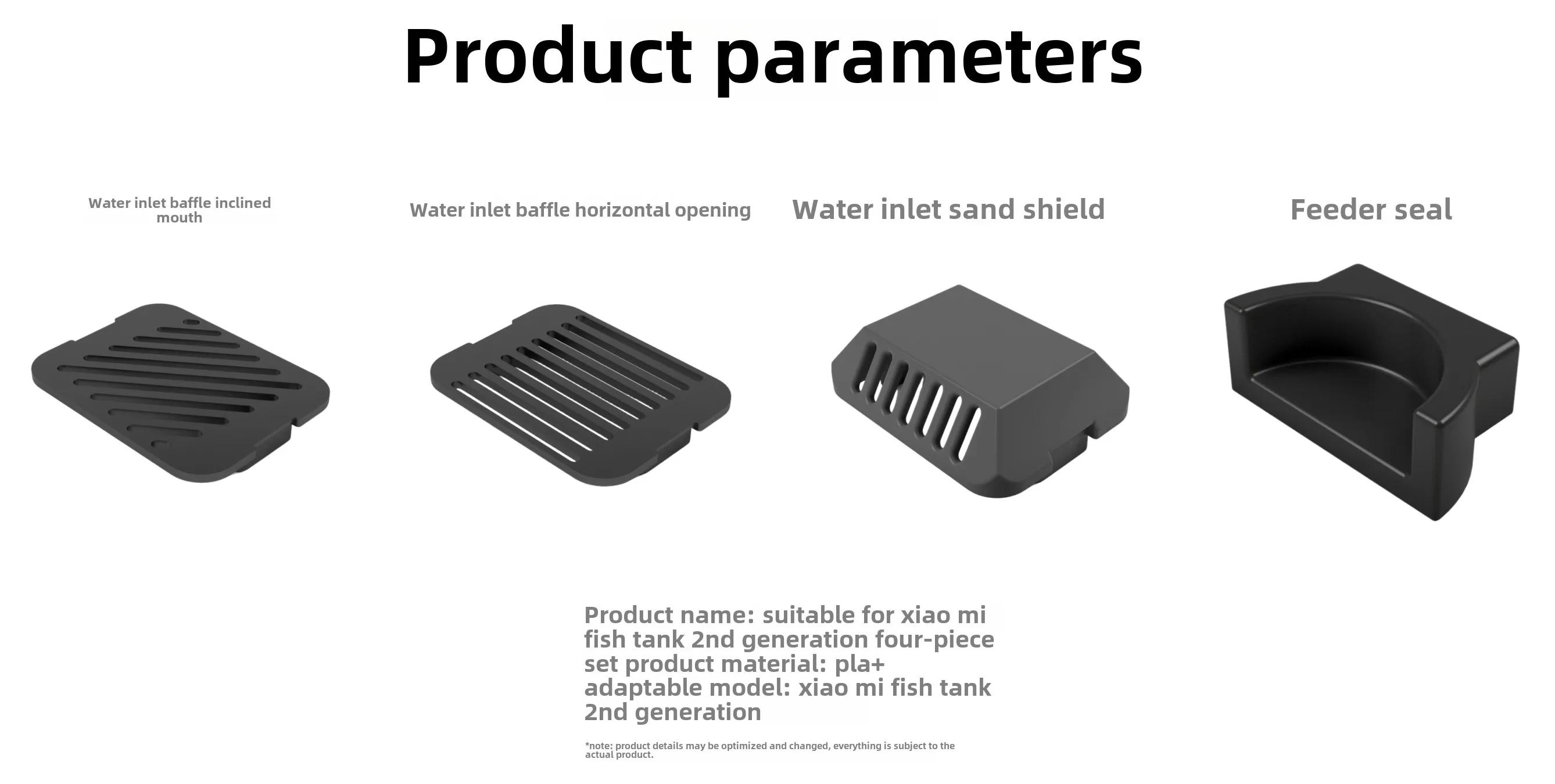 4PCS/Set For xiaomi mijia aqua - đánh giá và giá Aquarium Xiaomi