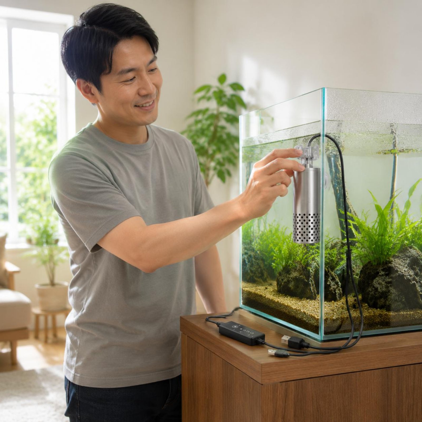 Electric Surface Skimmer Quiet - đánh giá và giá Aquarium Fish Low Maintenance