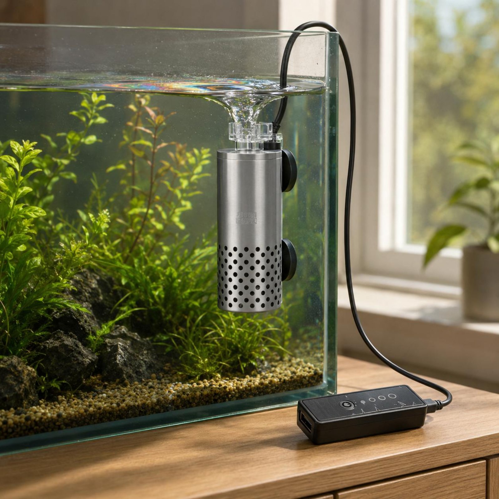 Electric Surface Skimmer Quiet - đánh giá và giá Aquarium Fish Low Maintenance