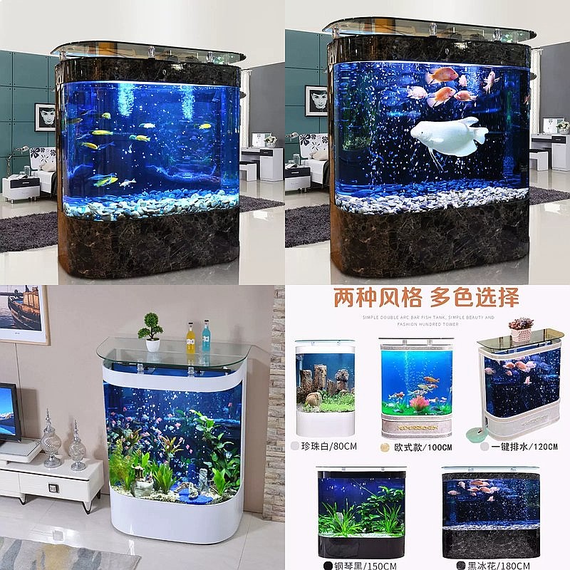 Large Curved Fish Tank Floor S - đánh giá và giá Aquarium Fish Low Maintenance