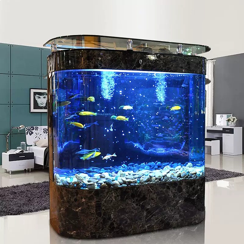 Large Curved Fish Tank Floor S - đánh giá và giá Aquarium Fish Low Maintenance