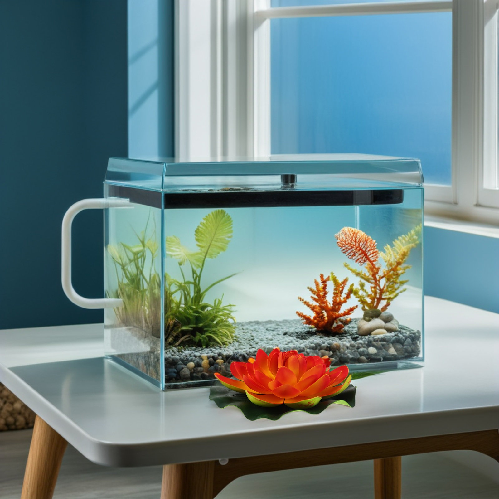 3Pcs Artificial Floating Lotus - đánh giá và giá Aquarium Fish Low Maintenance