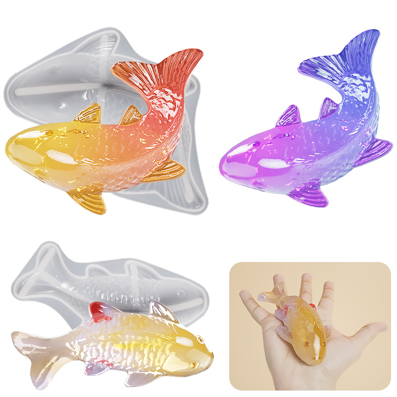 3D Koi Fish Shaped Epoxy Resin - đánh giá và giá Aquarium Fish Gallery