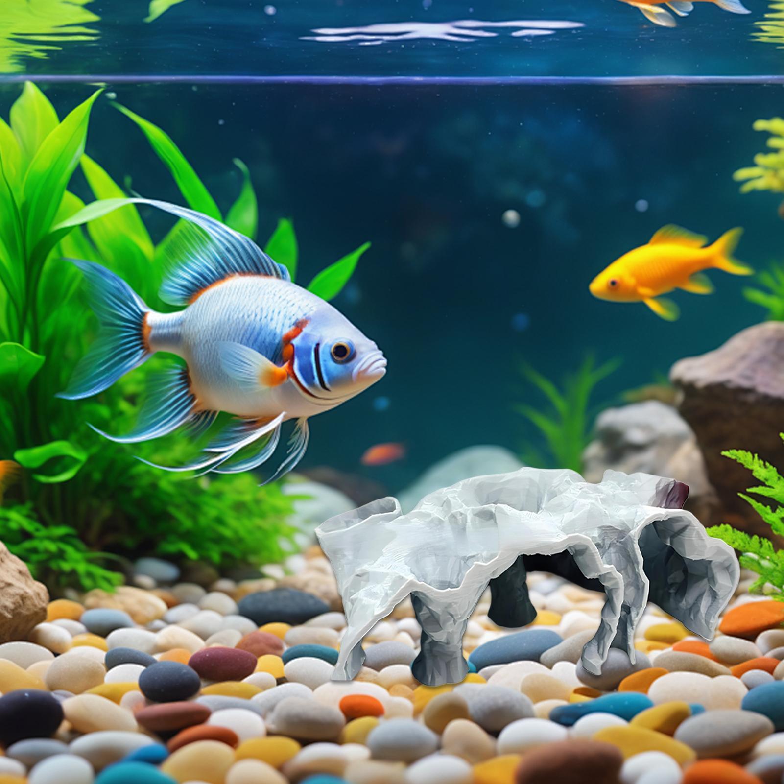 Fish Tank Hideouts Aquarium Un - đánh giá và giá Aquarium Fish Cichlid