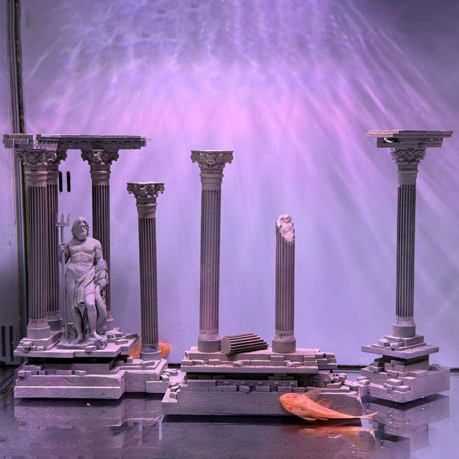 Roman Column Decoration Resin  - đánh giá và giá Aquarium Fish Beautiful