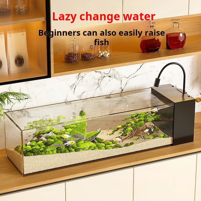 Ultra-Clear Glass Desktop Fish - đánh giá và giá Aquarium Fish Cichlid