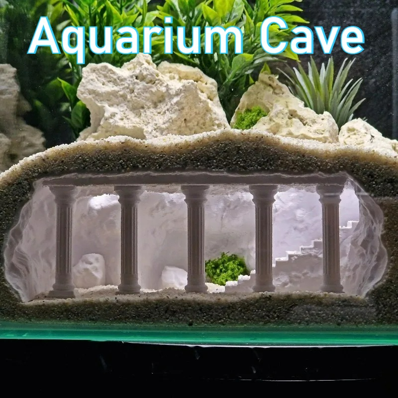 3D Printed Fish Tank Cave, Art - đánh giá và giá Aquarium Fish Bridge