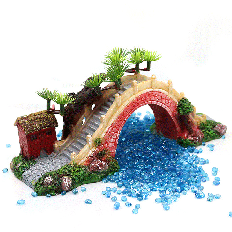 Fish Tank Aquarium Landscaping - đánh giá và giá Aquarium Fish Bridge