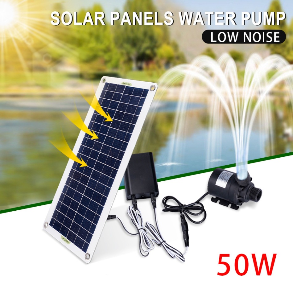 50W Solar Power Water Pump Set - đánh giá và giá Aquarium Fish Accessories
