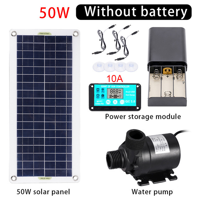 50W Solar Power Water Pump Set - đánh giá và giá Aquarium Fish Accessories
