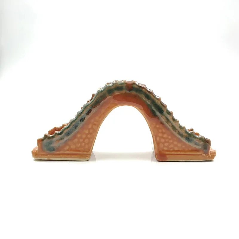 Resin Ceramic Jade Bridge Fish - đánh giá và giá Aquarium Fish Bridge