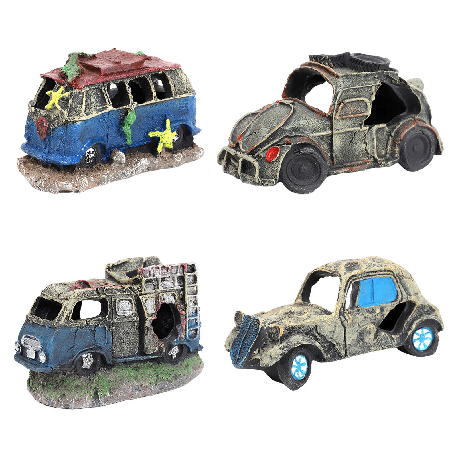 Auto Wreck Aquarium Decoration - đánh giá và giá Aquarium Fish Unique