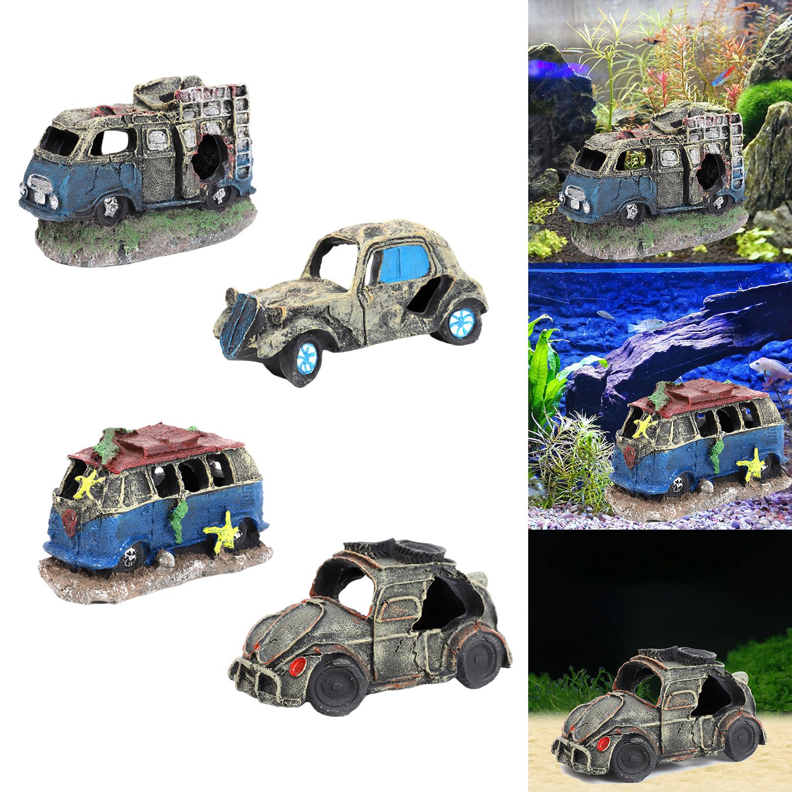Auto Wreck Aquarium Decoration - đánh giá và giá Aquarium Fish Unique