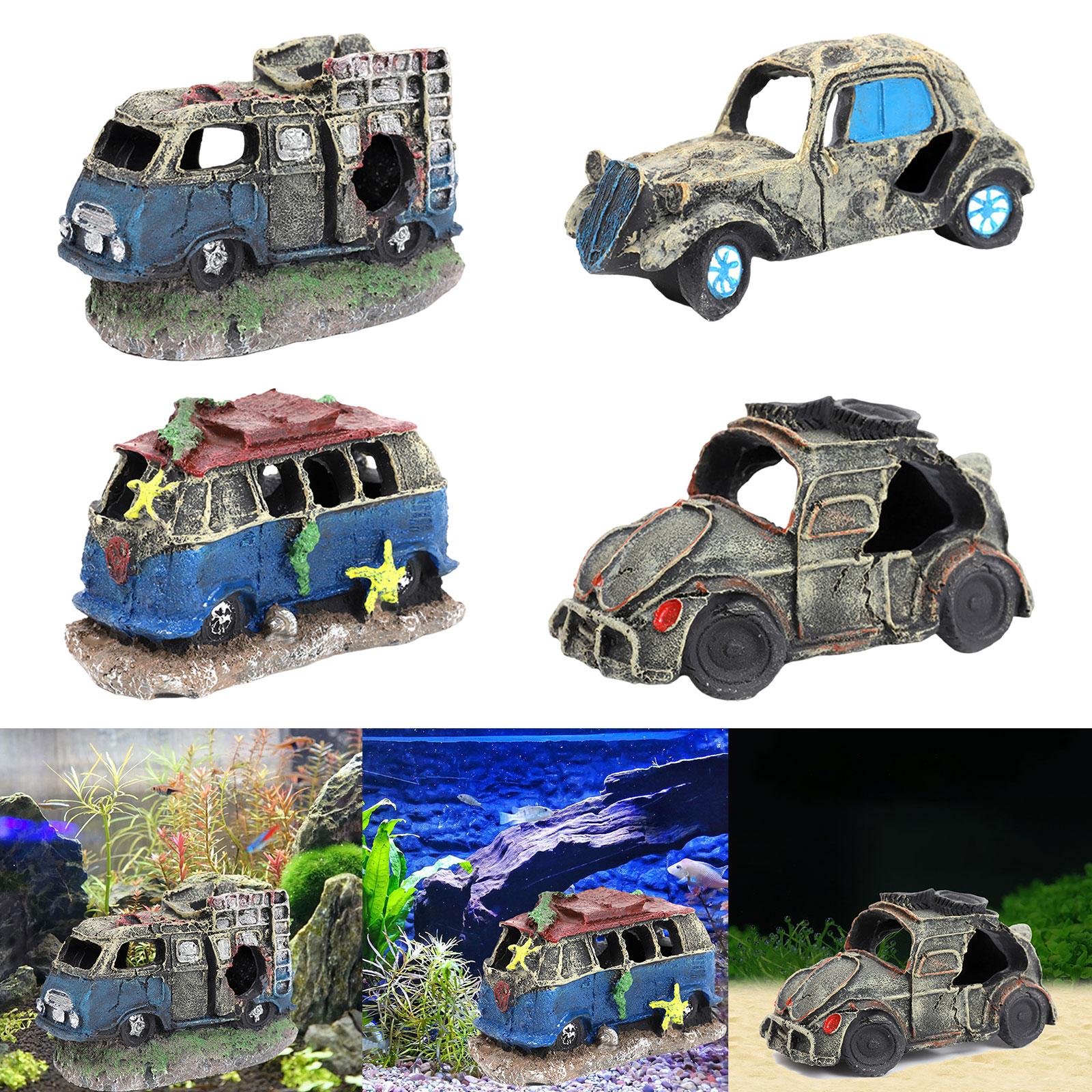 Auto Wreck Aquarium Decoration - đánh giá và giá Aquarium Fish Unique