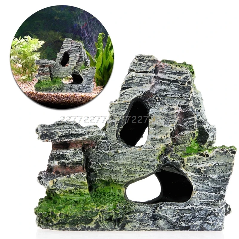 Mountain View Rockery Aquarium - đánh giá và giá Aquarium Fish Bridge