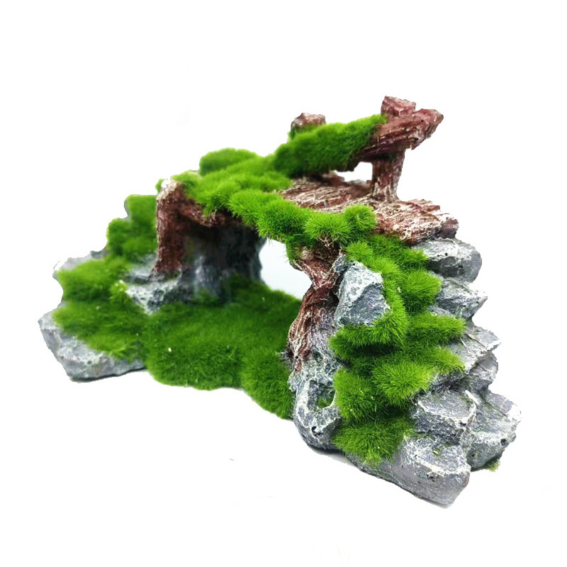 1PC Resin Rockery Bridge Aquar - đánh giá và giá Aquarium Fish Bridge