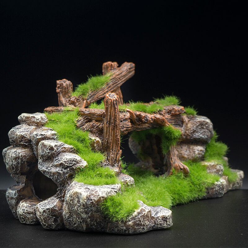 1PC Resin Rockery Bridge Aquar - đánh giá và giá Aquarium Fish Bridge