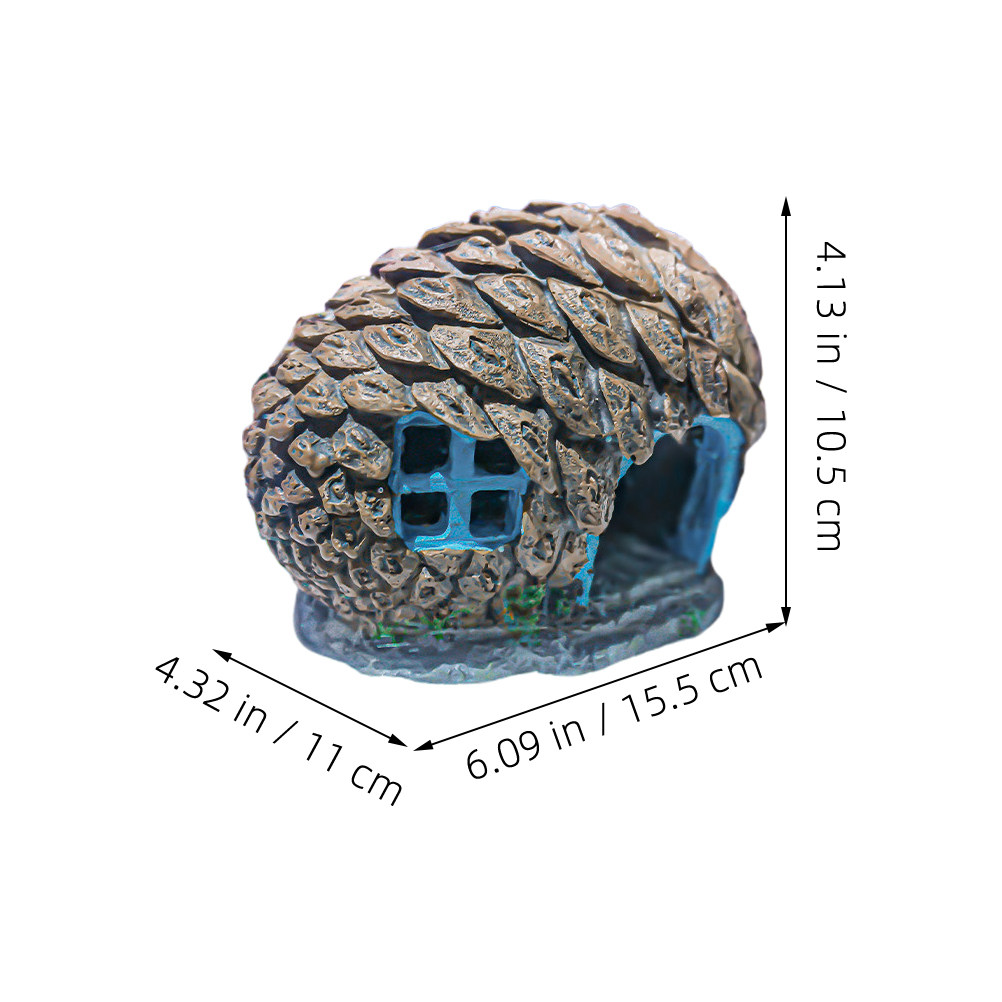 Pinecone Hideout Fish Tank Dec - đánh giá và giá Aquarium Fish Unique
