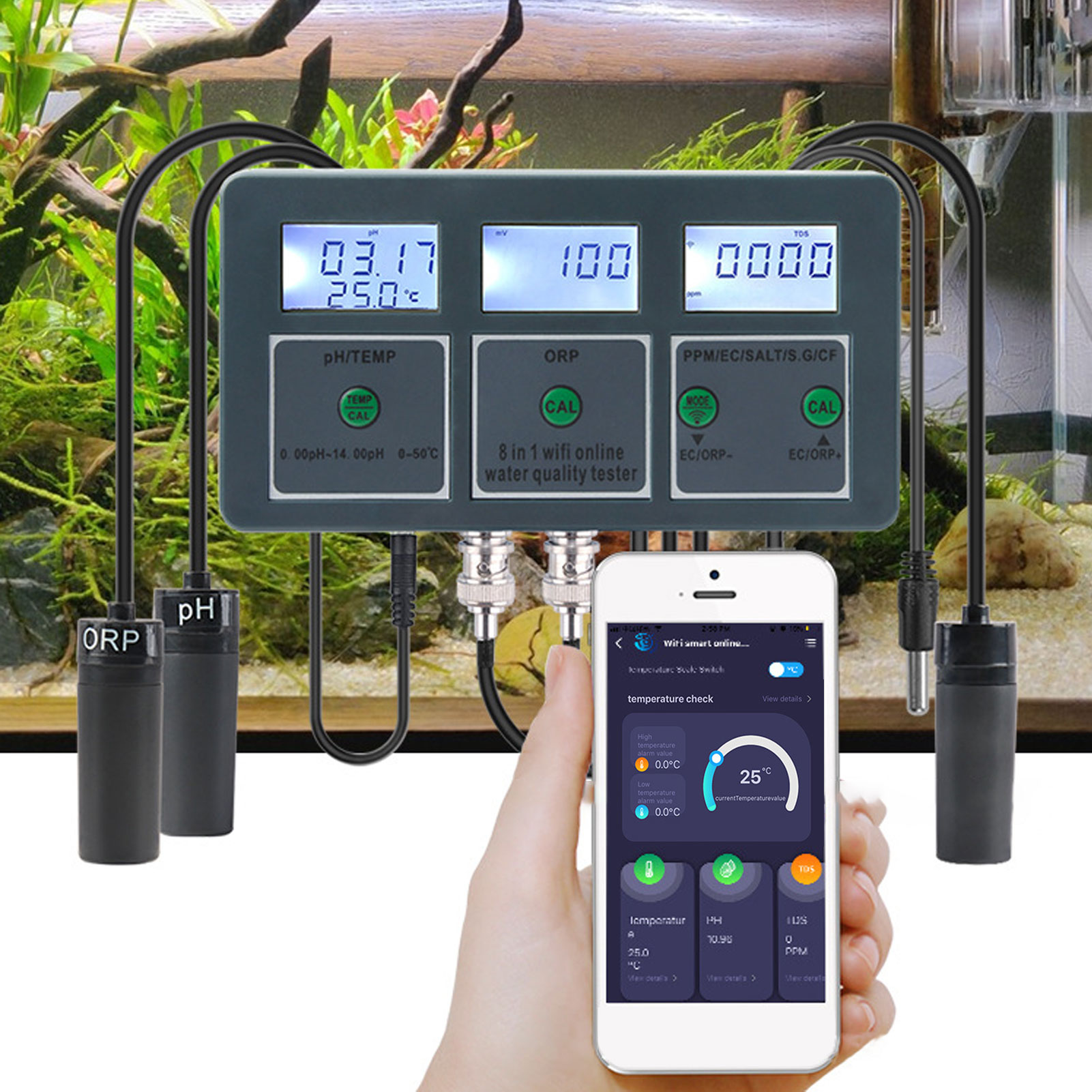 Water Quality Tester Multi Par - đánh giá và giá Aquarium Fish In Online