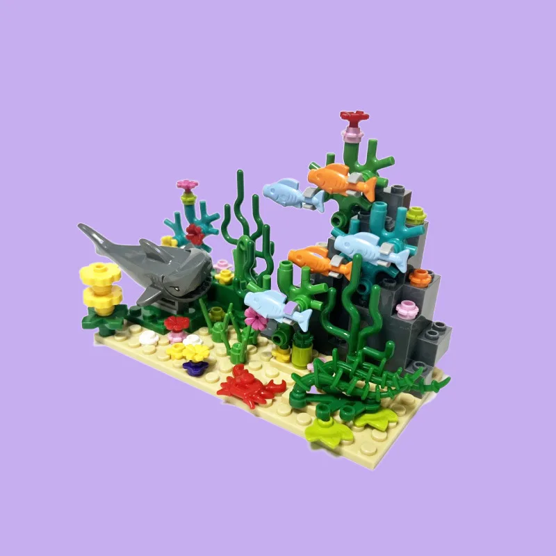 City MOC Aquarium Underwater W - đánh giá và giá Aquarium Fish Of The World