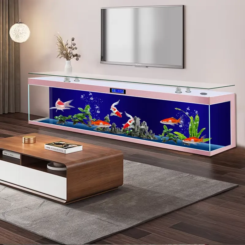 Square TV Stand Fish Aquarium  - đánh giá và giá Aquarium Fish Low Maintenance