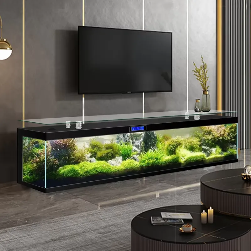 Square TV Stand Fish Aquarium  - đánh giá và giá Aquarium Fish Low Maintenance