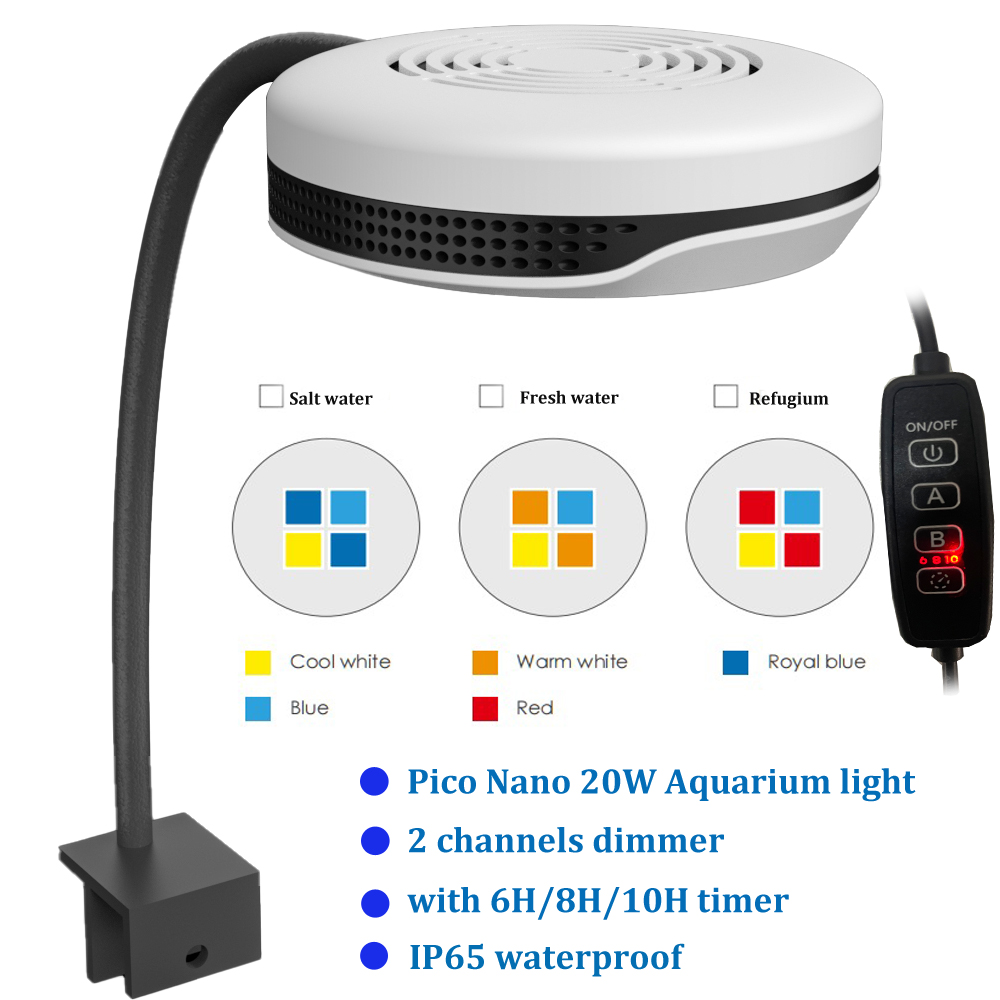 Kẹp Trên 40W Đèn LED Bể Cá Ứng - đánh giá và giá Refugium Light Nano
