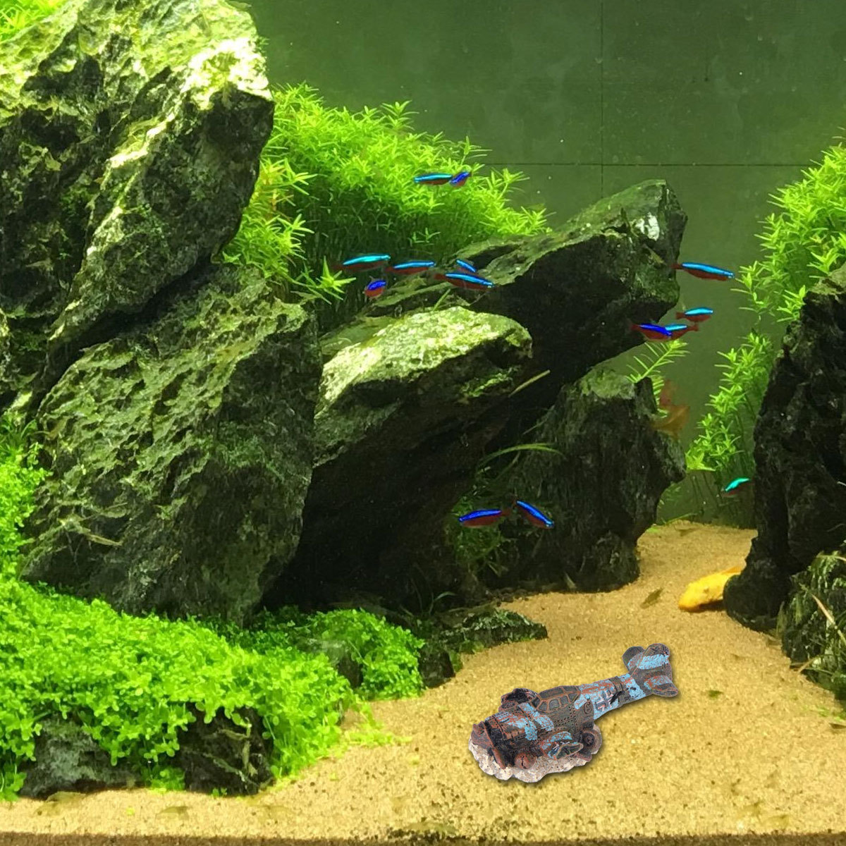 Mini Resin Craft Fish Tank Pla - đánh giá và giá Aquarium Fish Unique